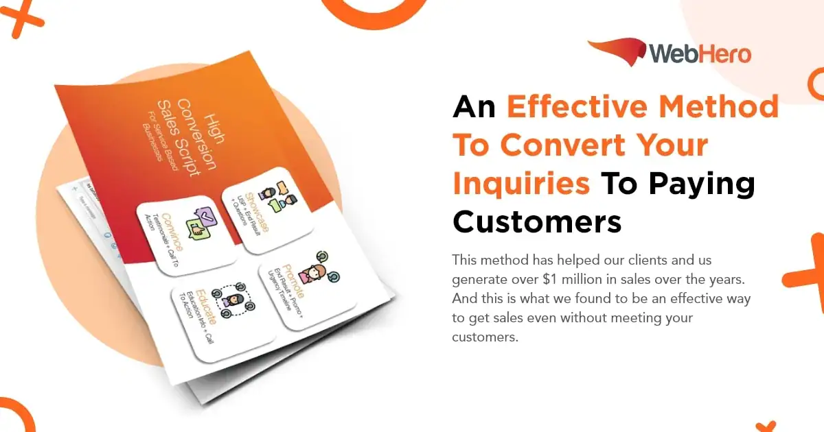 An Effective Method To Convert Your Inquiries To Paying Customers