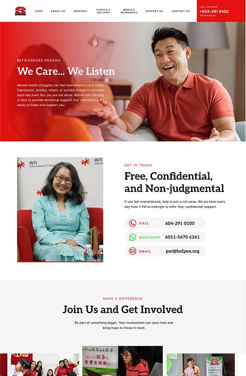 Befriender 1 Befriender Portfolio - WebHero Technology