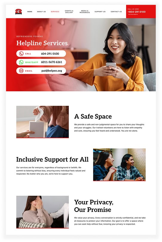 Befriender 2 Befriender Portfolio - WebHero Technology