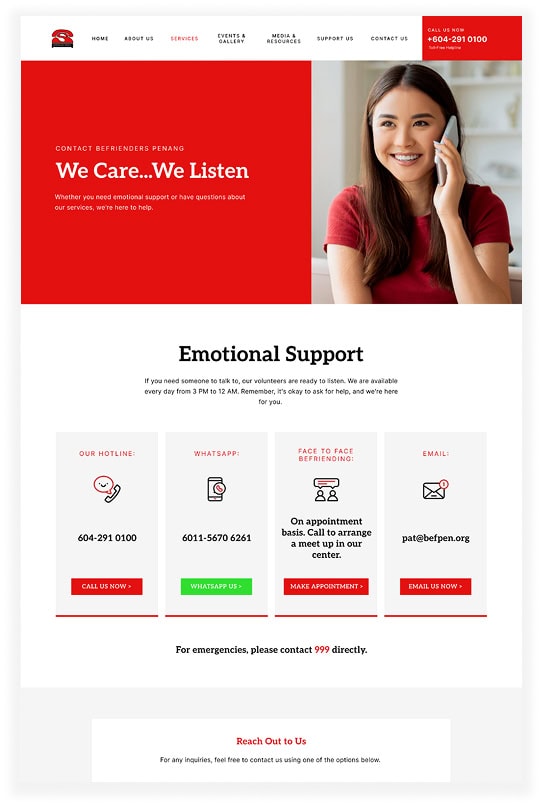 Befriender 3 Befriender Portfolio - WebHero Technology