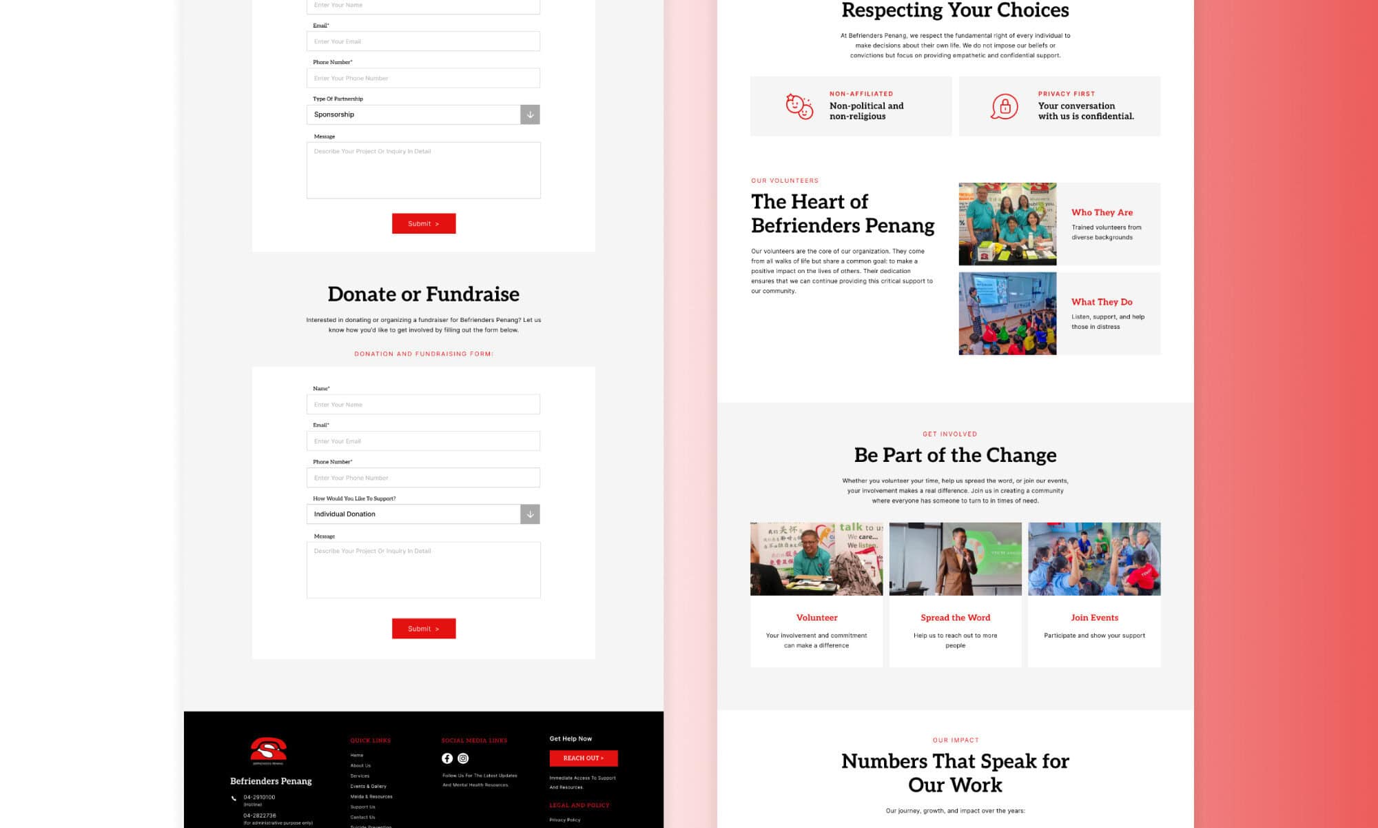 Befriender Portfolio - WebHero Technology
