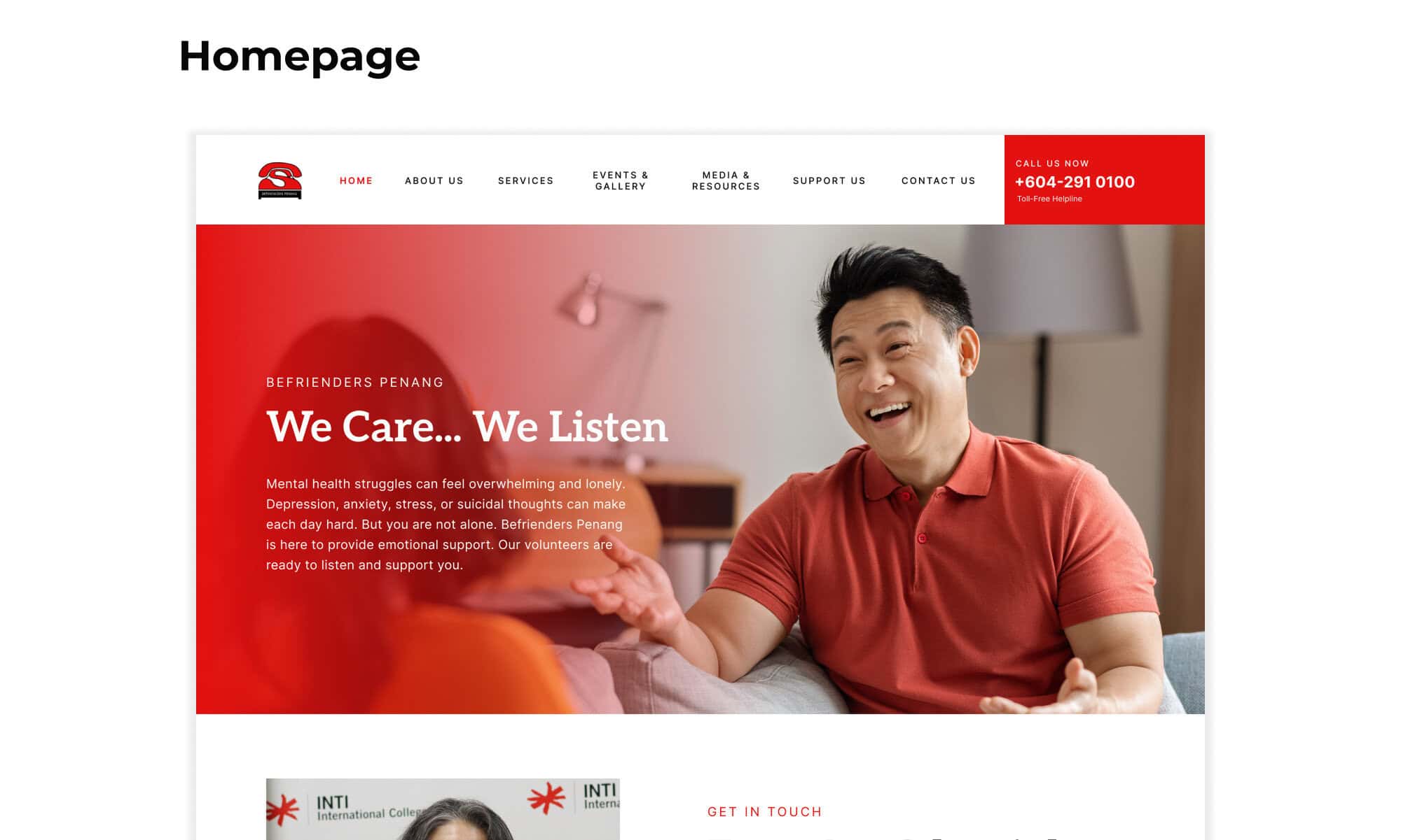 Befriender Portfolio - WebHero Technology