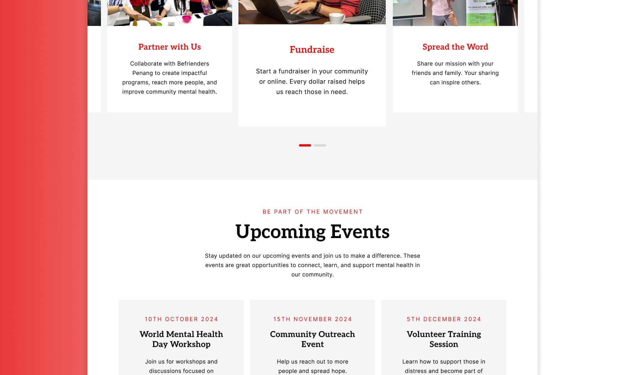 Befriender Portfolio - WebHero Technology