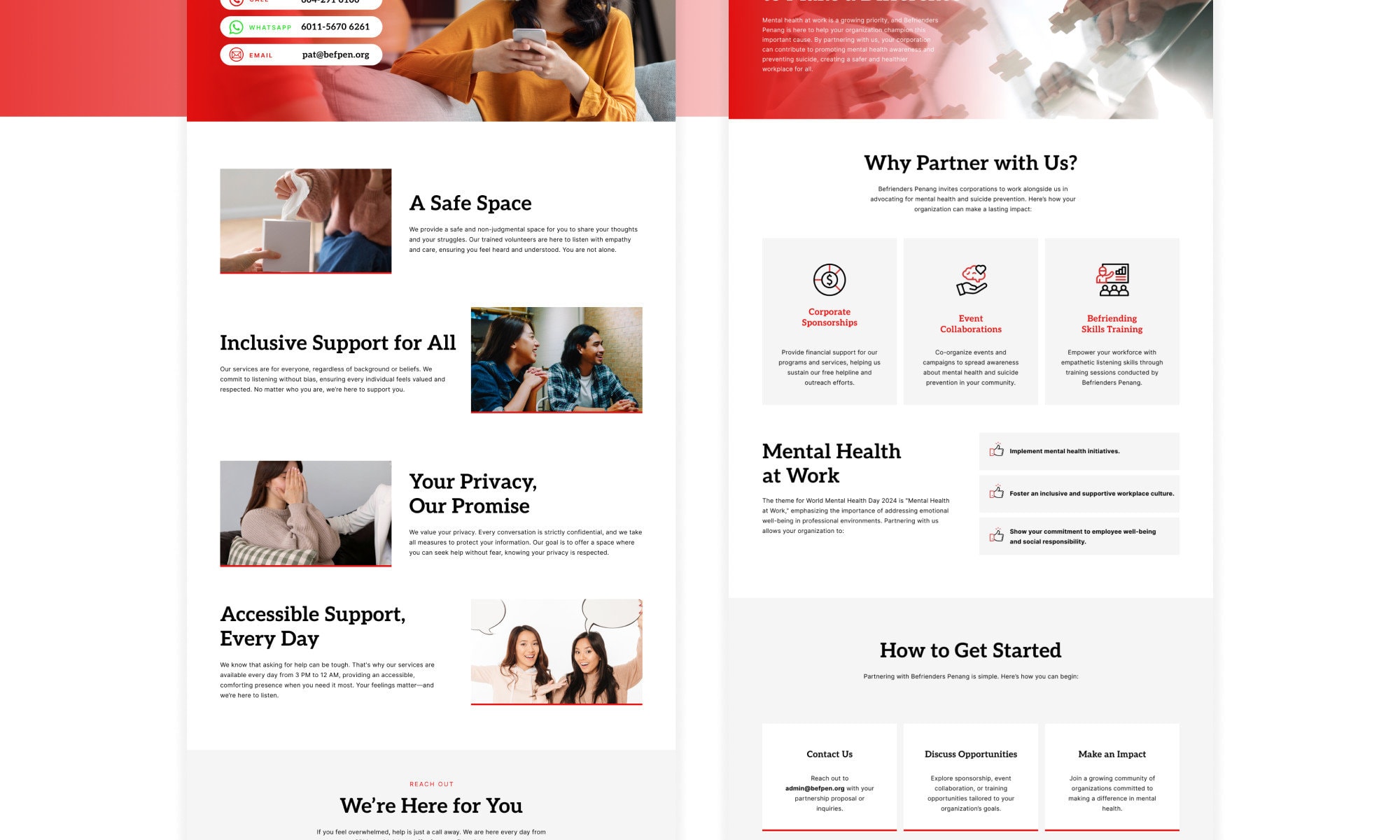 Befriender Portfolio - WebHero Technology