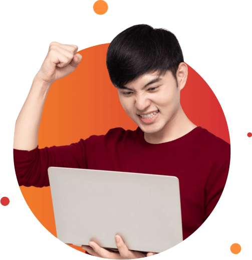 Happy Girl with Laptop - WebHero Technologies