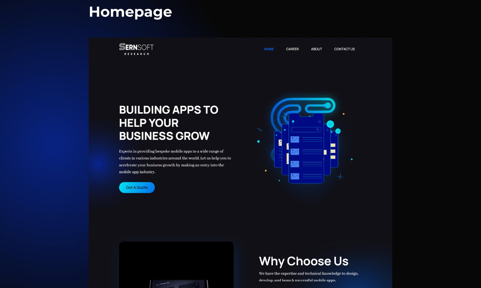Sernsoft Portfolio - WebHero WebHero Technologies
