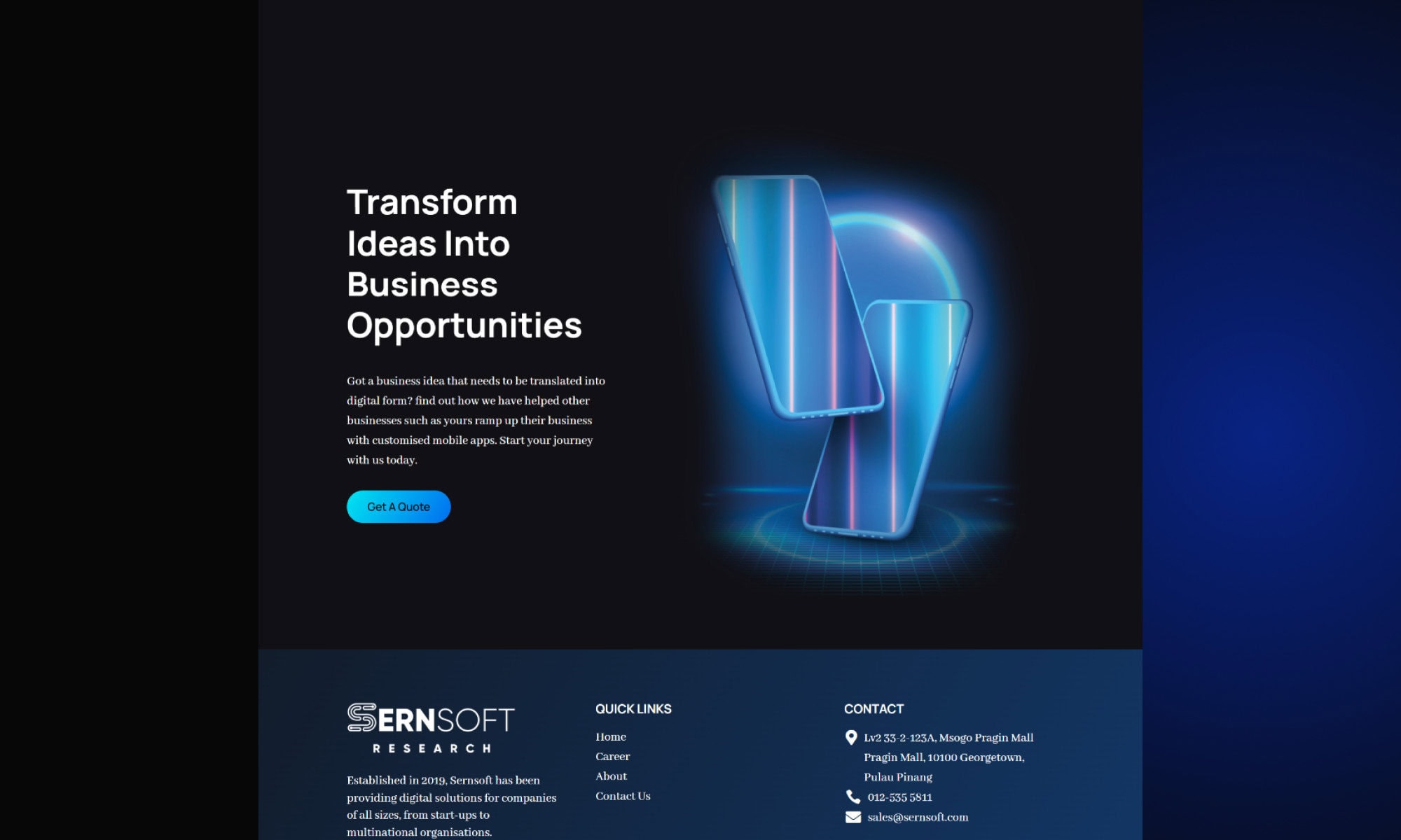 Sernsoft Portfolio - WebHero WebHero Technologies
