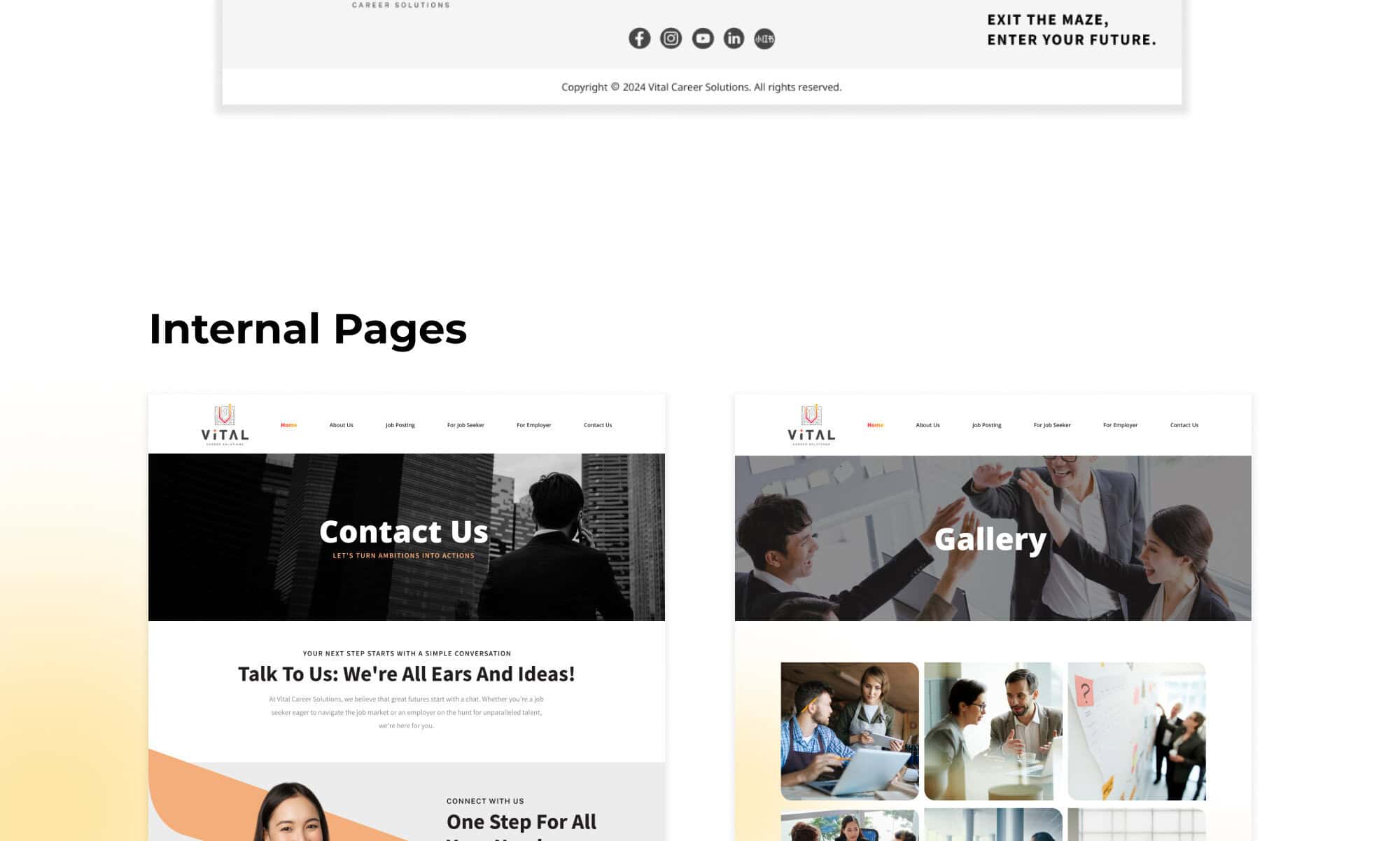 Vital Career Portfolio - WebHero Technology
