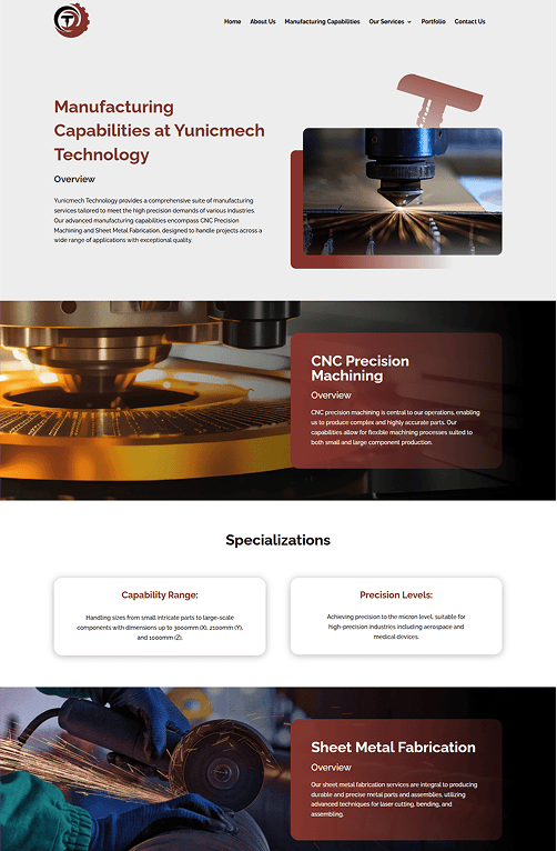 Yunicmech 2 Yunicmech Portfolio - WebHero Technologies