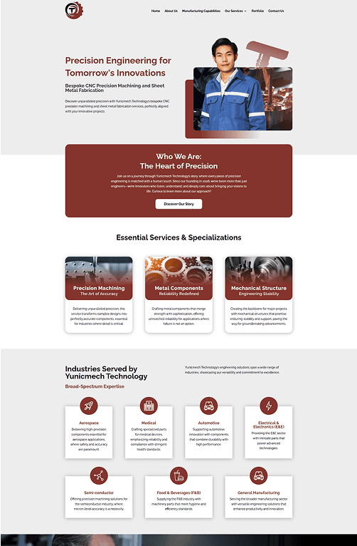 Yunicmech 3 Yunicmech Portfolio - WebHero Technologies