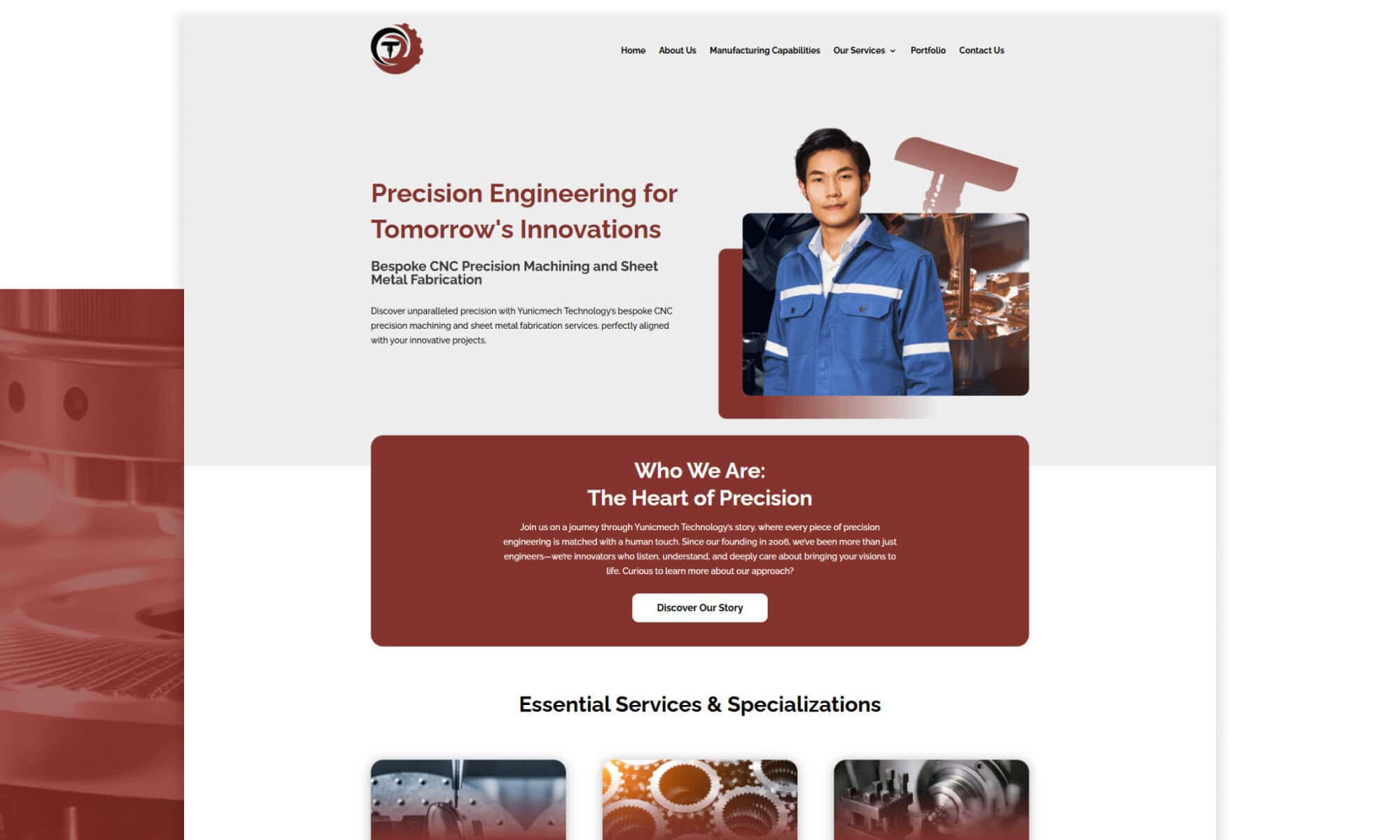 Yunicmech Portfolio - WebHero Technologies