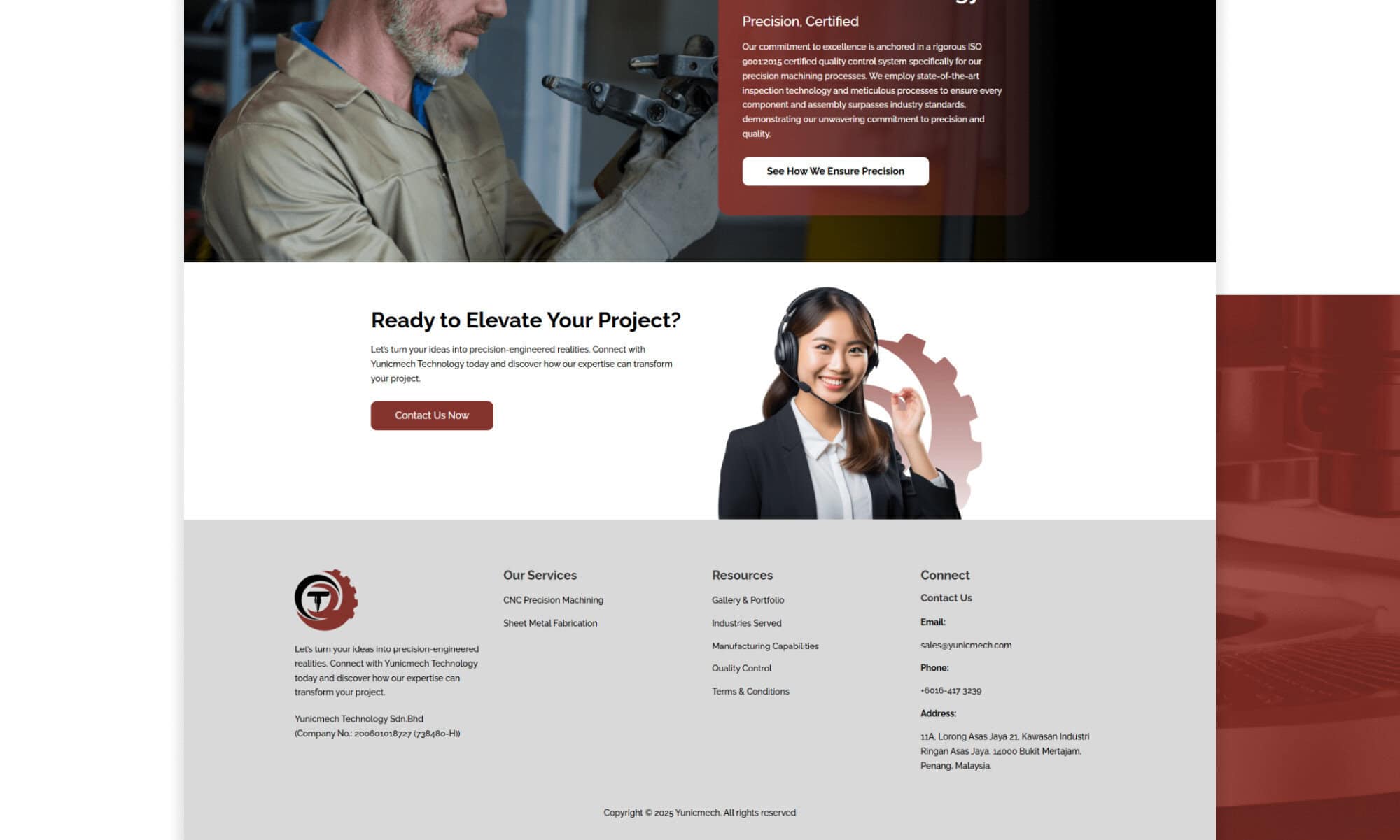 Yunicmech Portfolio - WebHero Technologies